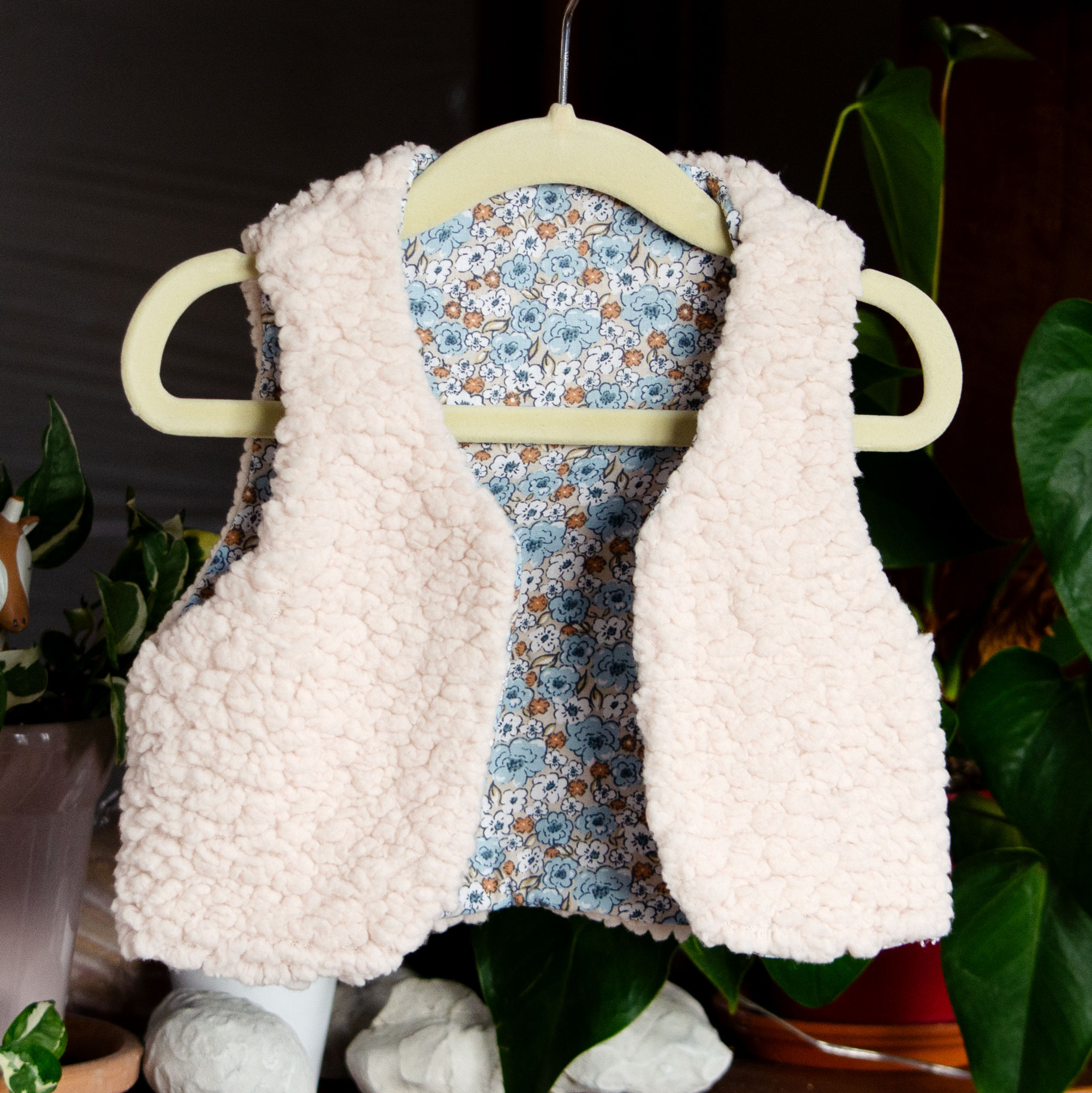 Veste sans manches en sherpa Pretty Bazar
