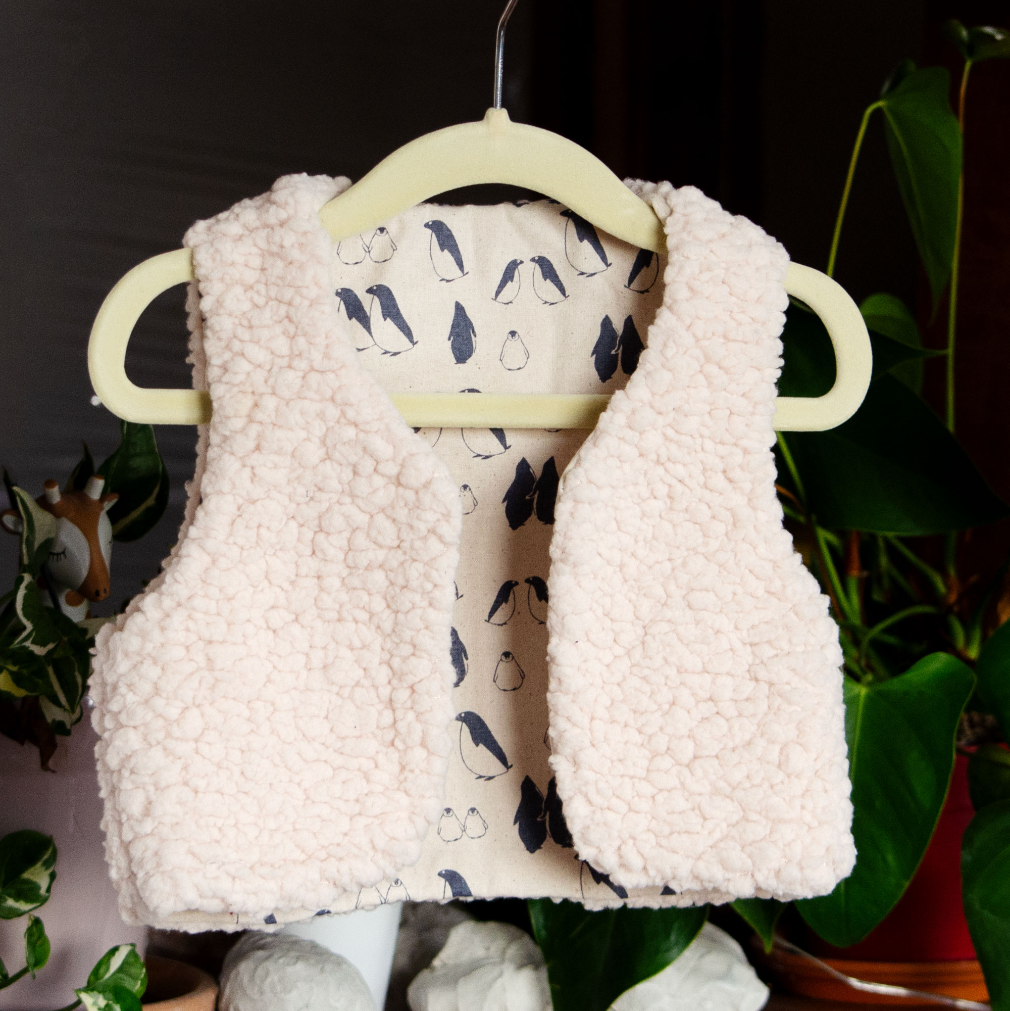 Veste sans manches en sherpa Pretty Bazar